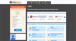 Desktop Screenshot of edusearch.com